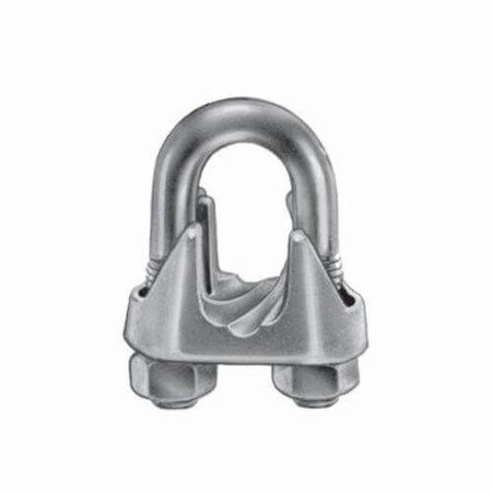 Wire Rope Clip,1 In Cable,Malleable Iron,5 Clips Minimum,26 In Rope Turn Back,225 FtLb,23065 0